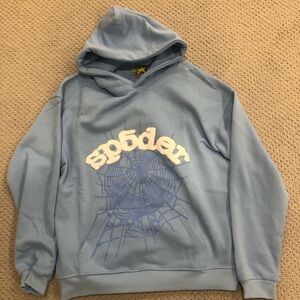 Sky Blue Sp5der Hoodie